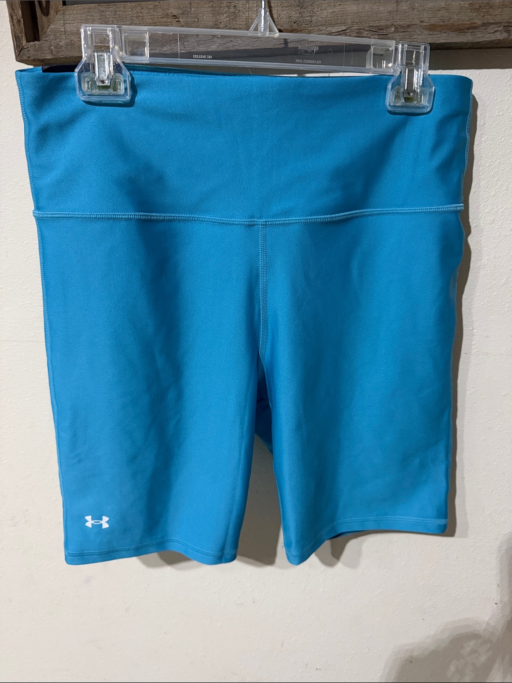 Nwt Under Armour Women's Bright Teal High-Rise Compression Bike Shorts